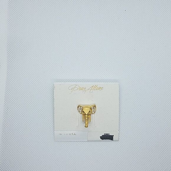 NWT Pure Allure Elephant Head Pin - Picture 1 of 2